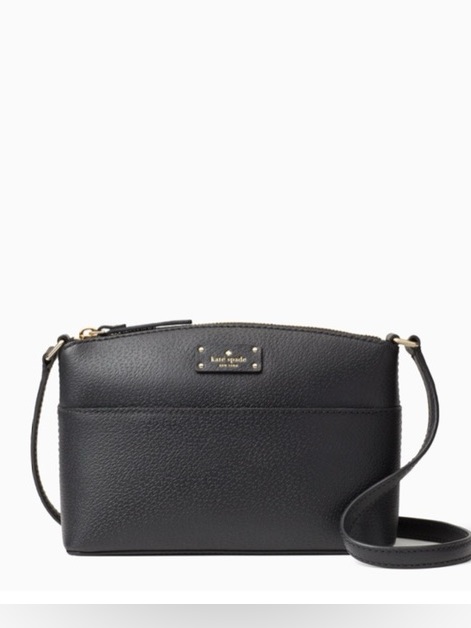Kate Spade Millie Grove Street Black Leather Crossbody